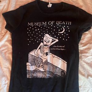 Museum of death fitted tee